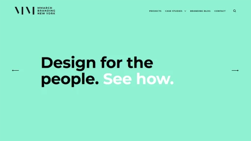 MMarch Branding New York project screenshot