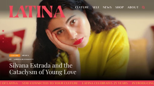 Latina Magazine project screenshot
